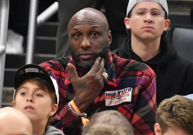 Celebrities At The Los Angeles Clippers Game