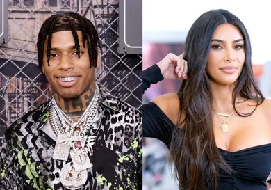 NLE Choppa and Kim Kardashian