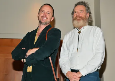 Sony Pictures Television Hosts "Breaking Bad" Statues Unveiling Featuring Bryan Cranston And Aaron Paul