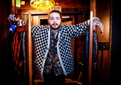 Post Malone Behind The Scenes Before His Bud Light Dive Bar Tour Show in Nashville