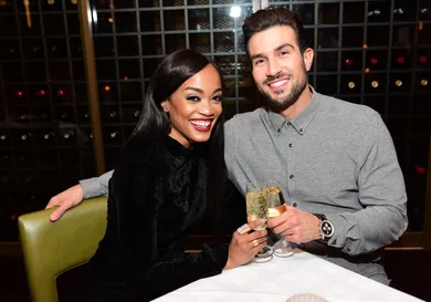 The Bachelorette's Rachel Lindsay Celebrates Birthday With Fiance Bryan Abasolo At SugarHouse Casino, Philadelphia