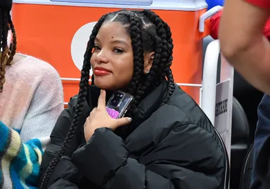 Celebrities At The Los Angeles Clippers Game