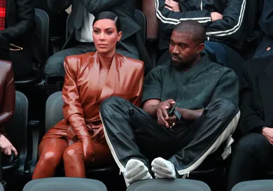 Balenciaga : Front Row - Paris Fashion Week Womenswear Fall/Winter 2020/2021