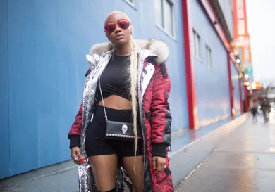 Street Style - New York Fashion Week February 2018 - Day 4