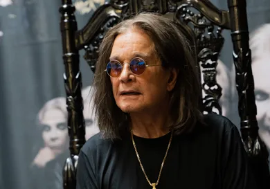 Ozzy Osbourne Signs Copies Of His Album "Patient Number 9"