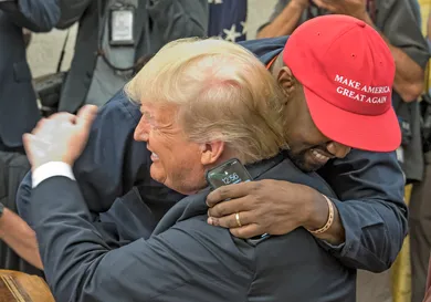 West & Trump In The White House