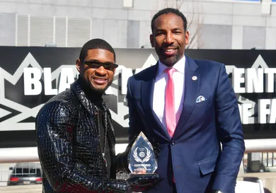 The Black Music And Entertainment Walk Of Fame Honors Usher