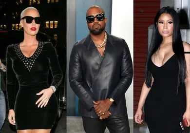 Amber Rose, Kanye West, Nicki Minaj
