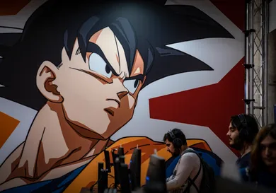 Akira Toriyama Dragon Ball Z graphic portrait seen during