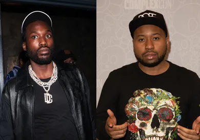 Meek Mill and DJ Akademiks