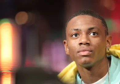 Natalie Portman and Soulja Boy Visit MTV's "TRL"