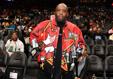 Celebrities Attend Charlotte Hornets v Atlanta Hawks