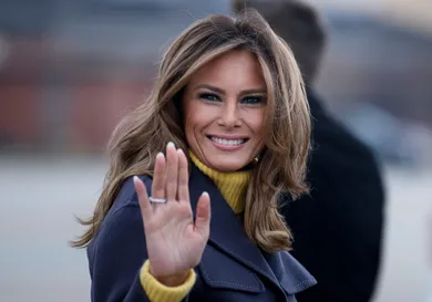 TOPSHOT-US-POLITICS-MELANIA TRUMP