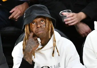 Celebrities At The Los Angeles Lakers Game