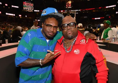 Celebrities Attend Boston Celtics v Atlanta Hawks