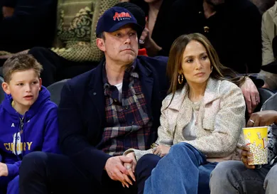 Celebrities At The Los Angeles Lakers Game
