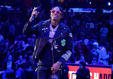 Celebrities At The Los Angeles Clippers Game