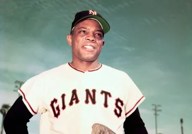New York Giants Outfielder Willie Mays