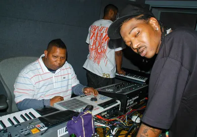 Mannie Fresh Recording Session