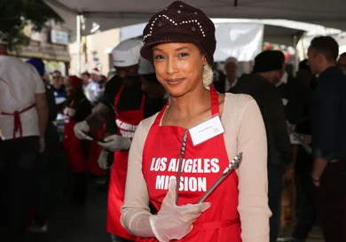 Los Angeles Mission's Christmas Celebration On Skid Row