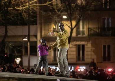Outside View Of "Yeezy Season 8" Show - Paris Fashion Week Womenswear Fall/Winter 2020/2021