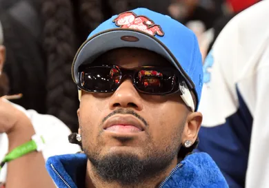 Celebrities Attend Cleveland Cavaliers v Atlanta Hawks