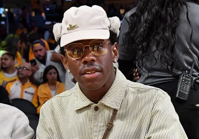 Celebrities At The Los Angeles Lakers Game