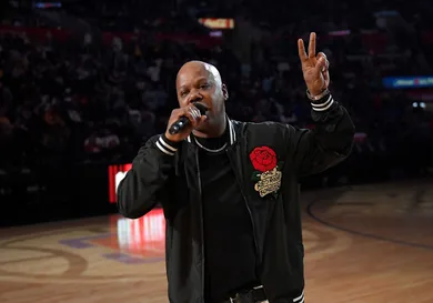 Celebrities At The Los Angeles Clippers Game