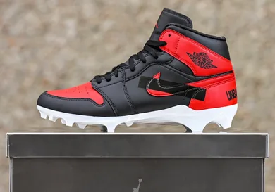 Jalen-Hurts-Air-Jordan-1-Unbannable-Cleats-Super-Bowl-LIX