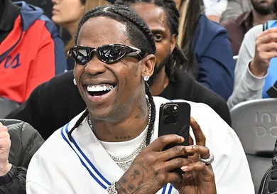 Celebrities At The Los Angeles Lakers Game