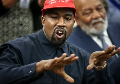 President Trump Hosts Kanye West And Former Football Player Jim Brown At The White House