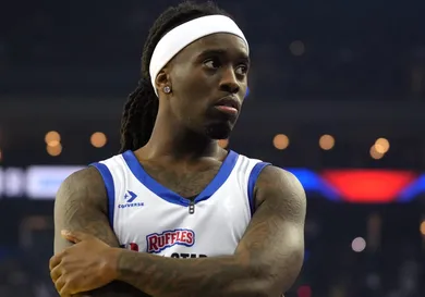 NBA: All Star-Celebrity Game-Team Bonds at Team Rice