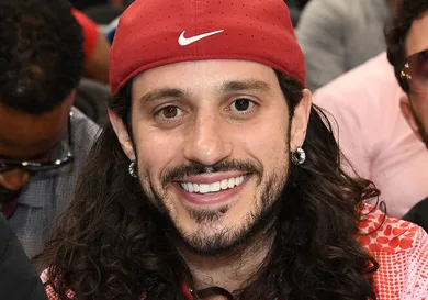 Celebrities Attend Philadelphia 76ers v Atlanta Hawks