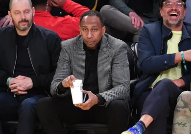 Celebrities At The Los Angeles Lakers Game