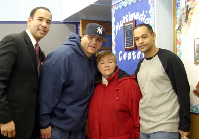 Fat Joe Computer Donation to P.S.146 in the Bronx