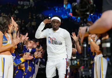 NBA: All Star-Celebrity Game-Team Bonds at Team Rice