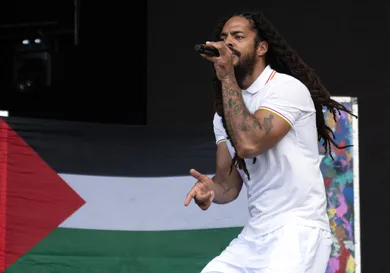 BRITAIN-MUSIC-FESTIVAL-PALESTINIANS-ISRAEL-CONFLICT