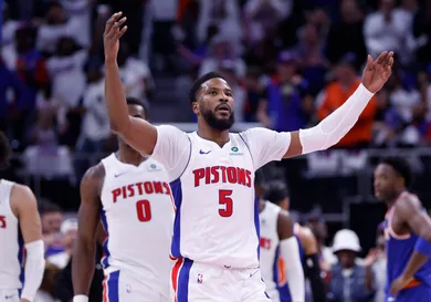NBA: Playoffs-New York Knicks at Detroit Pistons