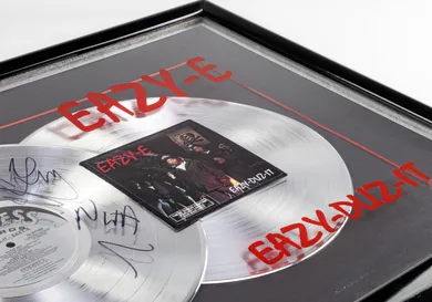 Double Platinum RIAA Award for 'Eazy-Duz-It' – Presented to DJ Yella 2