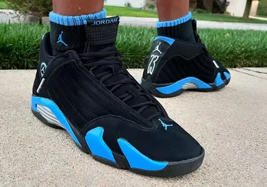 air-jordan-14-black-university-blue-sneaker-news