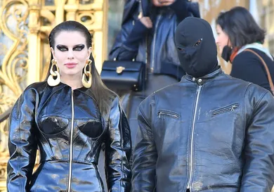 Schiaparelli : Outside Arrivals - Paris Fashion Week - Haute Couture Spring/Summer 2022