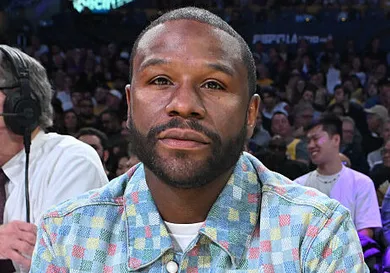 Celebrities At The Los Angeles Lakers Game