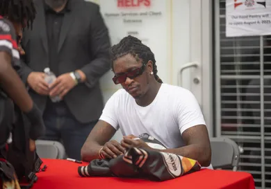 Young Thug Makes Surprise Appearance At Back-to-School Event