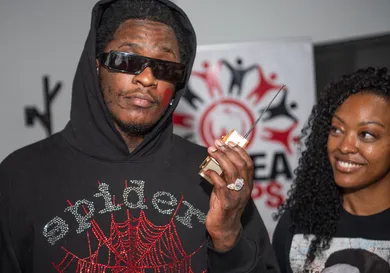 Young Thug Makes Surprise Appearance At Back-to-School Event