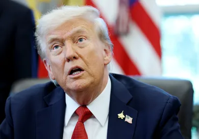 President Trump Speaks In The Oval Office