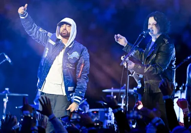 Eminem Jack White Detroit Lions Thanksgiving Game Hip Hop News