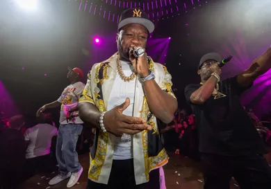 50 Cent Performs At E11EVEN Miami During Miami Art Week 2025