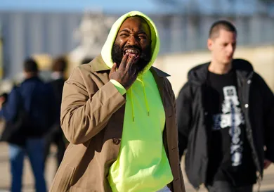 Street Style - Paris Fashion Week - Menswear F/W 2020-2021 : Day Three