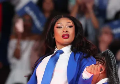 Megan Thee Stallion Models Sue Roc Nation Hip Hop News