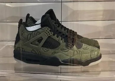 air-jordan-4-x-kaws-olive-sample-sneaker-news